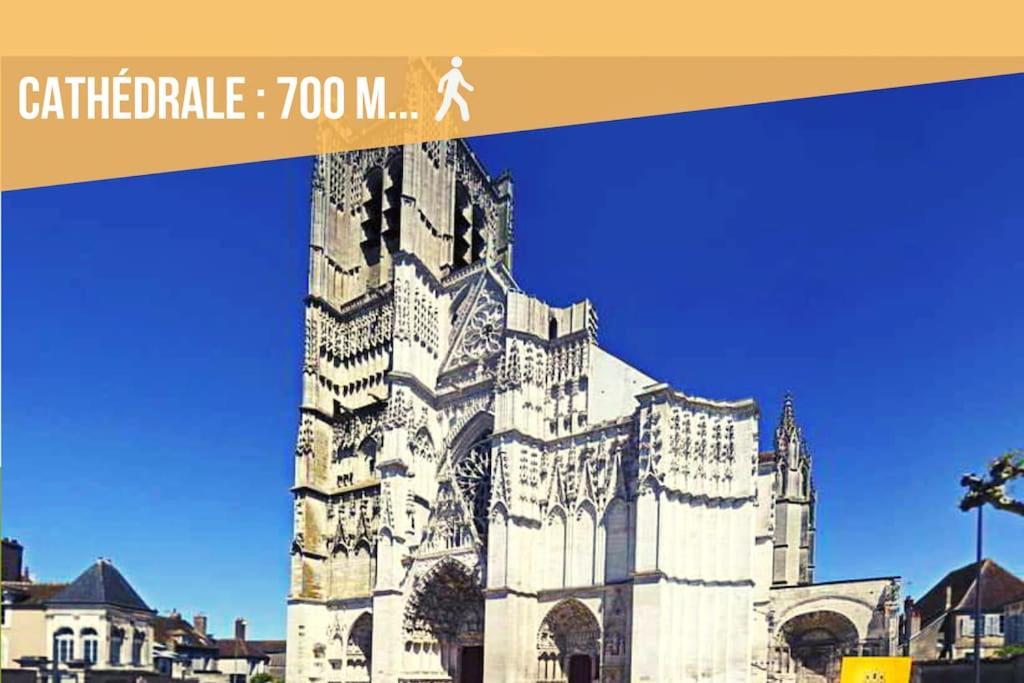 La Belle Pause - Studio Auxerre Proche Parking Exterior photo